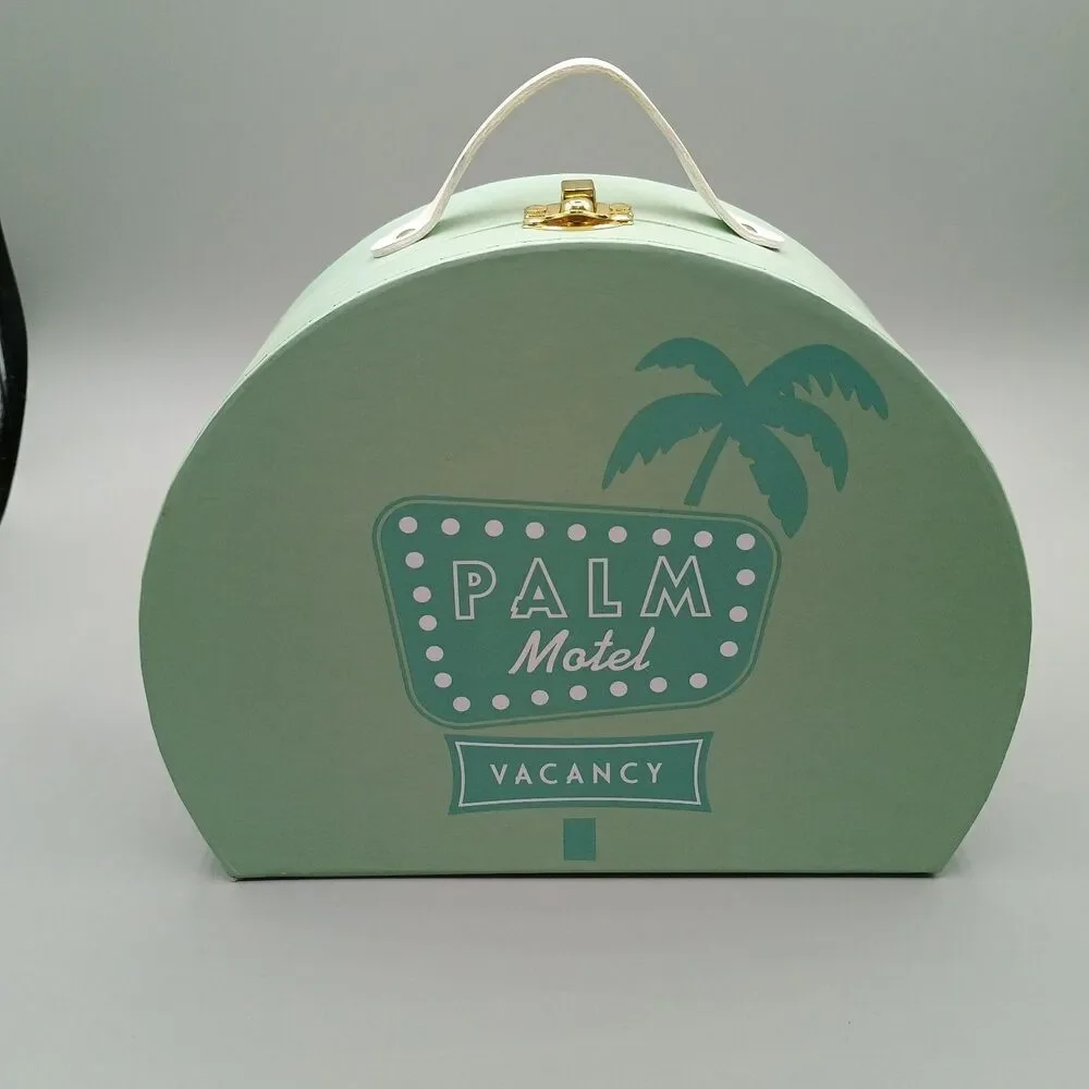 Small Novelty Suitcase Mint Green Palm Motel Target Bullseye Playground 2024